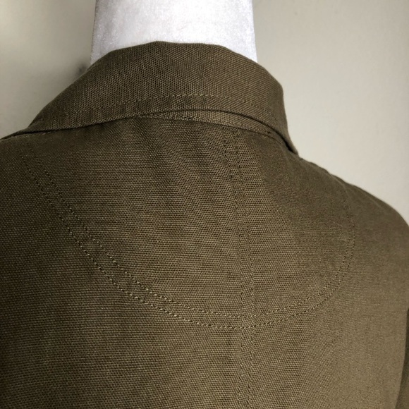 ABLE The Phyllis Utility Shacket in Dusky Green Size:‎ Small Lightweight Shacket - Picture 7 of 15